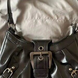 Black vintage handbag